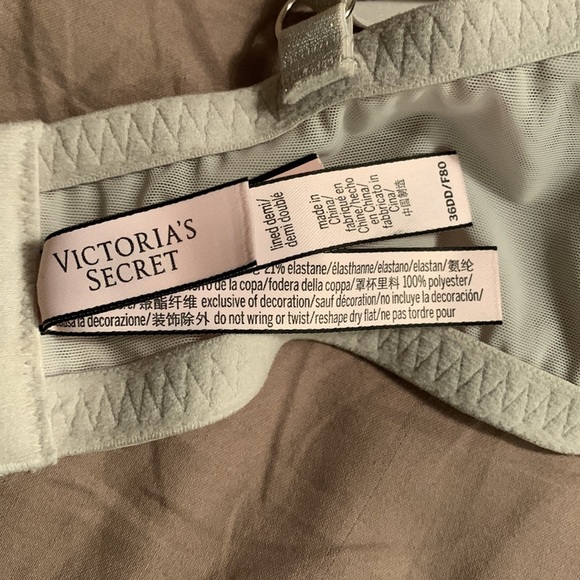 NEW VICTORIA’S SECRET HIGH NECK BRA Dream Angels Lined Demi Bra Bustier - Picture 10 of 12